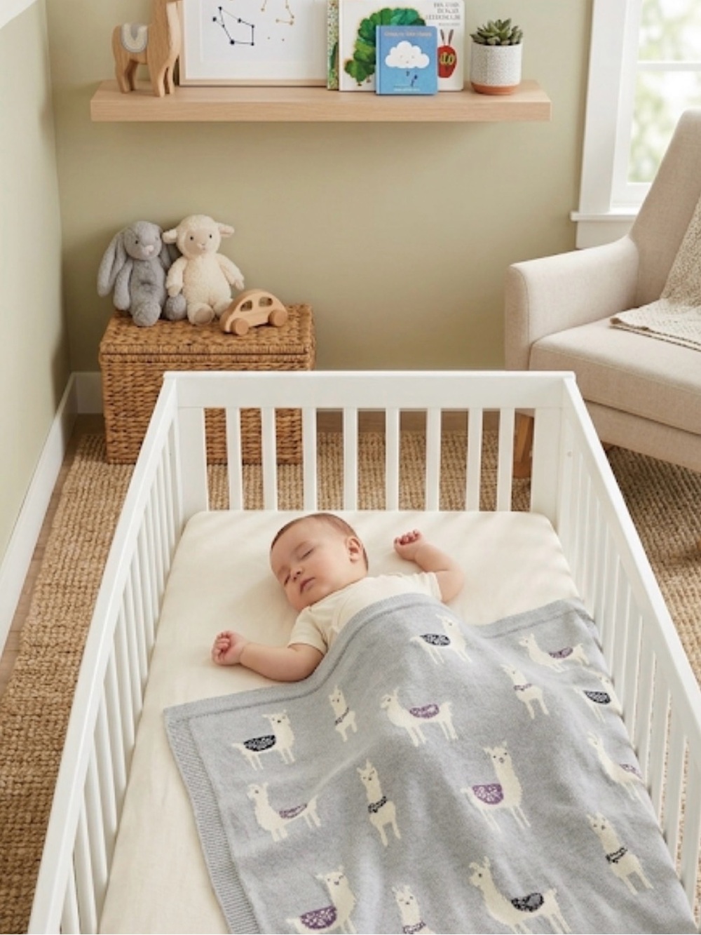 Creative Co-Op Brown and Gray Textured Blanket/D030